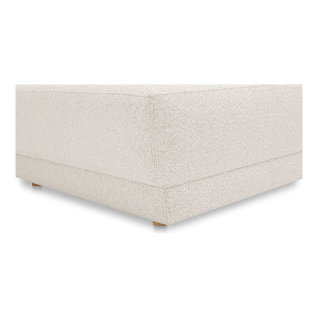 Moe’e Home Collection Bryn Oyster Boucle Velvet Chaise