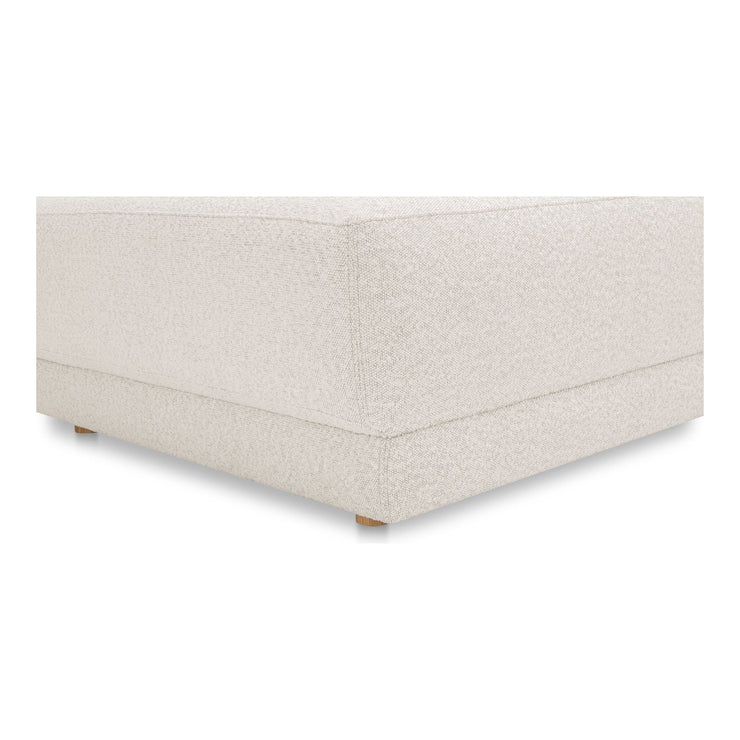 Moe’e Home Collection Bryn Oyster Boucle Velvet Chaise