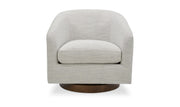 Moe's Home Collection Oscy White Swivel Chair