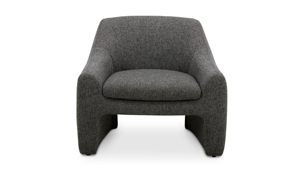 Moe's Home Collection Kenzie Shadowed Grey Accent Chair