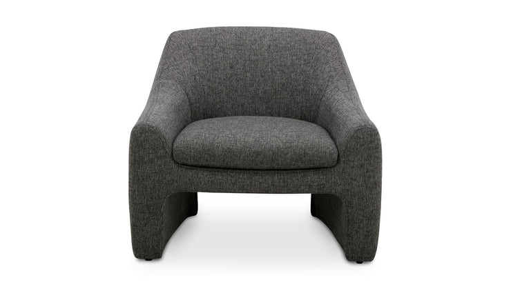 Moe's Home Collection Kenzie Shadowed Grey Accent Chair