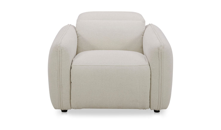 Moe's Home Collection Eli Warm White Power Recliner Chair