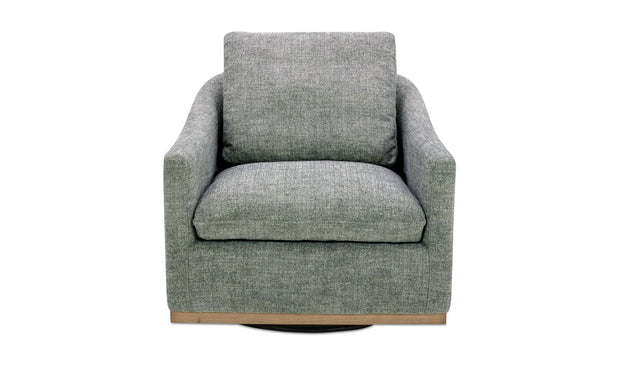 Moe's Home Collection Linden Slated Moss Swivel Chair