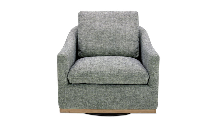 Moe's Home Collection Linden Slated Moss Swivel Chair