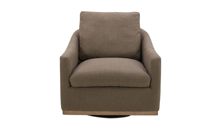 Moe's Home Collection Linden Soft Taupe Swivel Chair