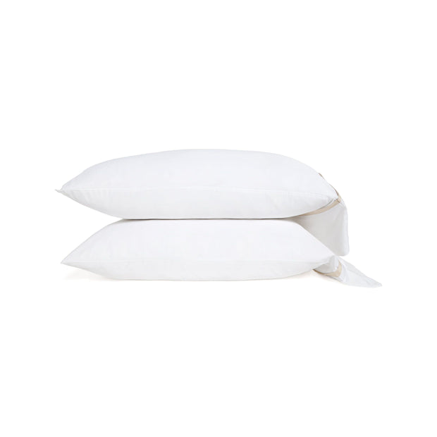 Pom Pom at Home Langston Bamboo Sateen Sheet Set ~ Sand Flange ~ Available in Twin, Queen and King Sizes