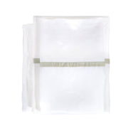 Pom Pom at Home Langston Bamboo Sateen Sheet Set ~ Sea Glass Flange ~ Available in Twin, Queen and King Sizes