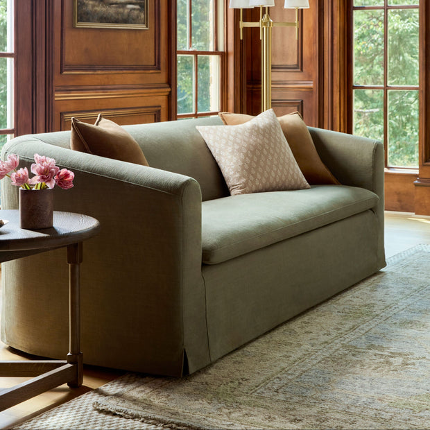 Surya x Becki Owens Collection Leandro End Table in Brown Brushed Oak