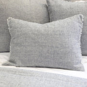 Pom Pom at Home Logan Navy Linen Duvet Cover and Pillow Shams ~ Available in Twin, Queen and King Sizes