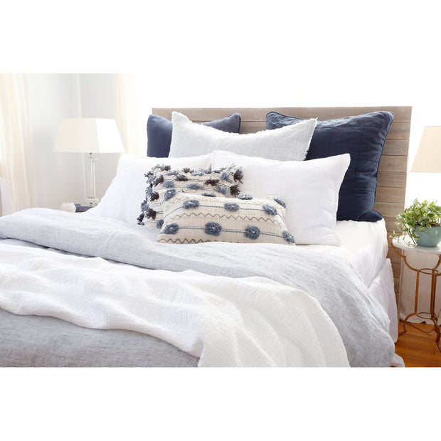 Pom Pom at Home Antwerp Navy Coverlet