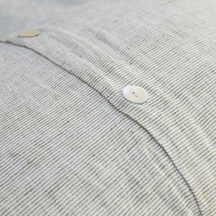 Pom Pom at Home Logan Olive Linen Duvet Cover and Pillow Shams ~ Available in Twin, Queen and King Sizes