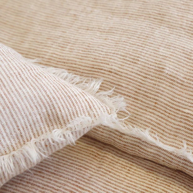 Pom Pom at Home Logan Terracotta Linen Duvet Cover and Pillow Shams ~ Available in Twin, Queen and King Sizes