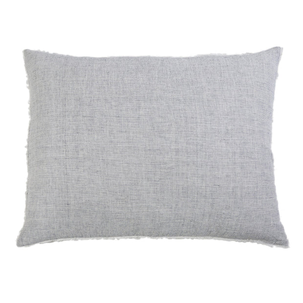 Pom Pom at Home Logan Navy Linen Duvet Cover and Pillow Shams ~ Available in Twin, Queen and King Sizes
