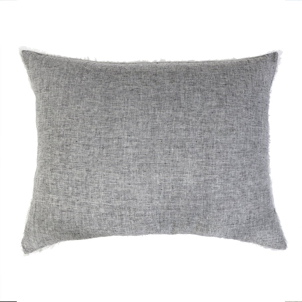 Pom Pom at Home Logan Charcoal Linen Duvet Cover and Pillow Shams ~ Available in Twin, Queen and King Sizes