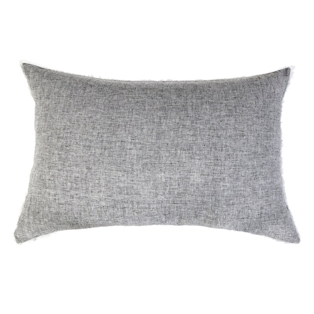 Pom Pom at Home Logan Charcoal Linen Duvet Cover and Pillow Shams ~ Available in Twin, Queen and King Sizes