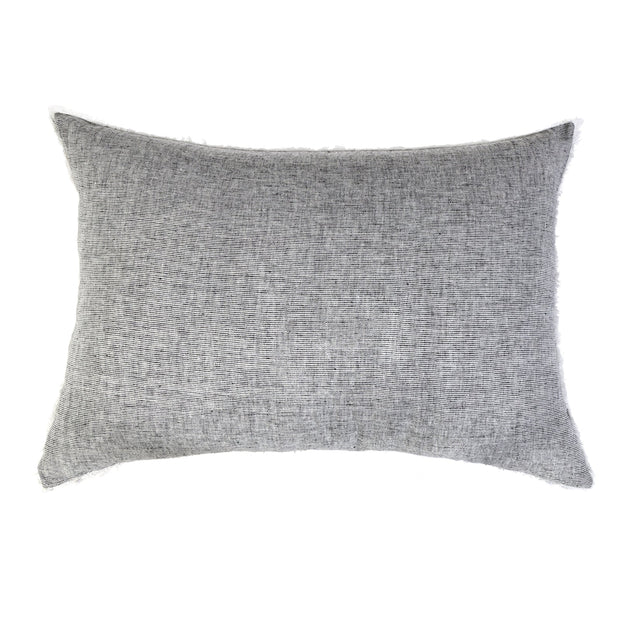 Pom Pom at Home Logan Charcoal Linen Duvet Cover and Pillow Shams ~ Available in Twin, Queen and King Sizes