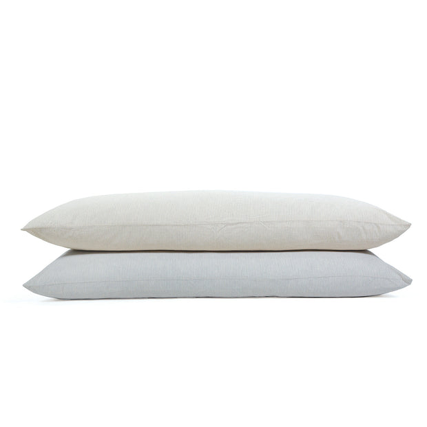 Pom Pom at Home Luke Natural Striped Duvet Cover and Pillow Shams ~ Available in Twin, Queen and King Sizes