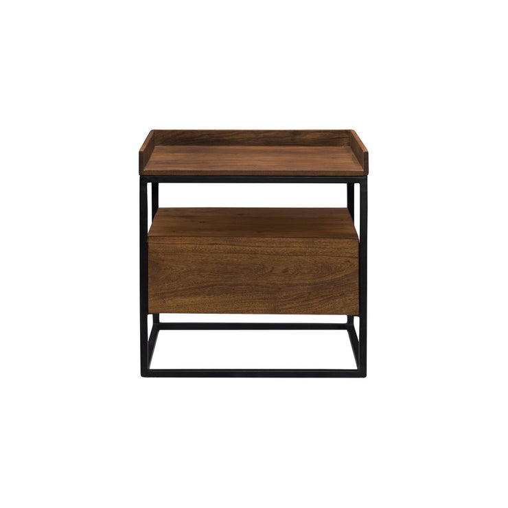 Moe's Home Collection Vancouver Solid Acacia Side Table