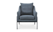 Moe's Home Collection Archer Slate Blue Accent Chair