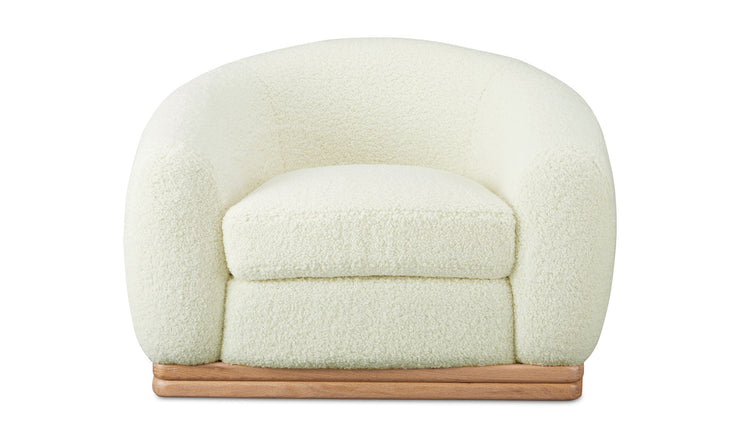Moe's Home Collection Marlowe Cream Lounge Chair