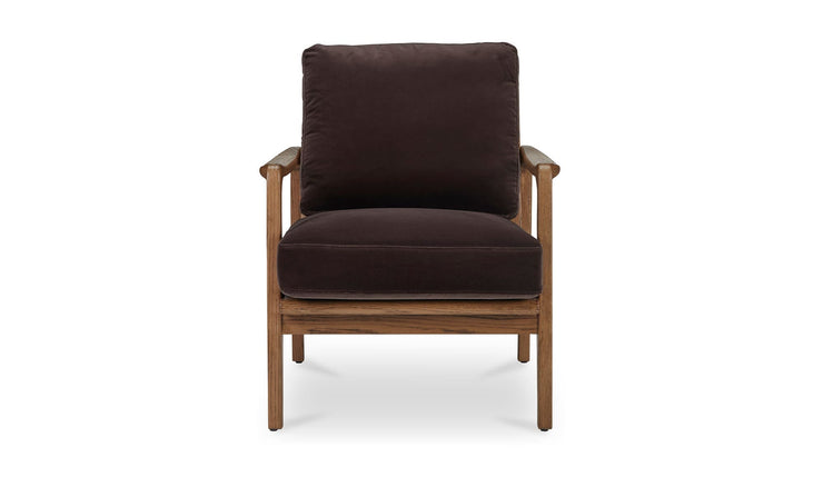Moe's Home Collection Fearne Dark Brown Accent Chair