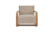 Moe's Home Collection Eckersley Beige Faux Shearling Lounge Chair