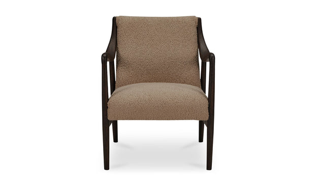 Moe's Home Collection Yates Beige Faux Shearling Accent Chair