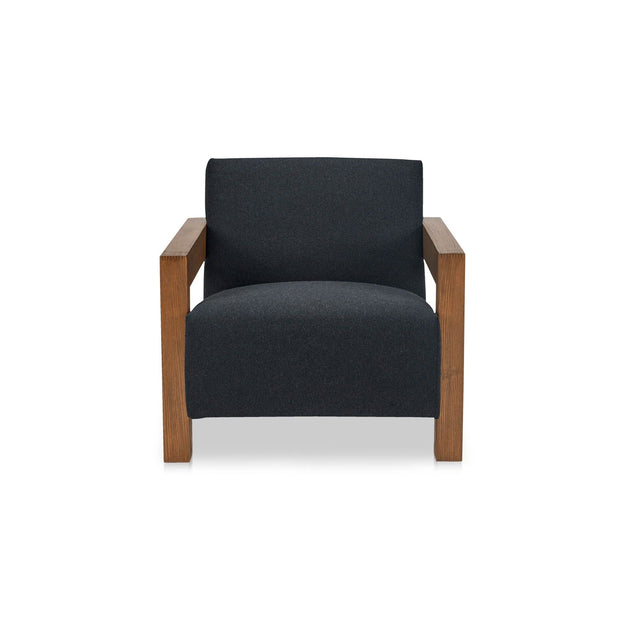 Moe's Home Collection Garnet Charcoal Lounge Chair