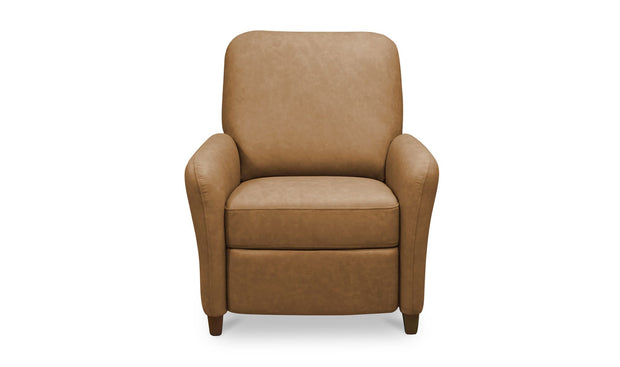Moe's Home Collection Luna Tan Leather Recliner Chair