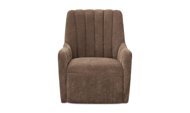 Moe's Home Collection Bowie Cool Brown Swivel Chair