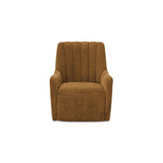 Moe's Home Collection Bowie Ochre Brown Swivel Chair