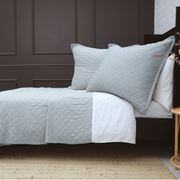 Pom Pom at Home Monaco Ocean Bamboo Sateen Coverlet ~ Available in Twin, Queen and King Sizes