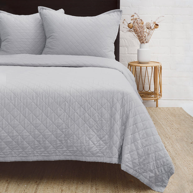 Pom Pom at Home Monaco Ocean Bamboo Sateen Coverlet ~ Available in Twin, Queen and King Sizes