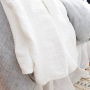 Pom Pom at Home Nantucket White Matelasse Coverlet and Pillow Shams ~ Available in Twin, Queen and King Sizes
