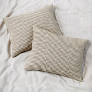 Pom Pom at Home Zuma Natural Waffle Weave Blanket and Pillow Shams ~ Available in Twin, Queen and King Sizes