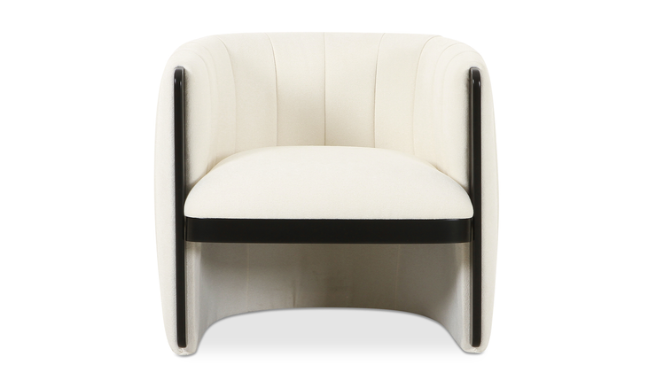 Moe’s Home Collection Francis White Accent Chair