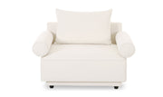 Moe's Home Collection Rosello White Armchair