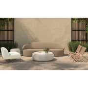 Moe's Home Collection Cove Outdoor Sofa ~ Taupe All Weather Fabric