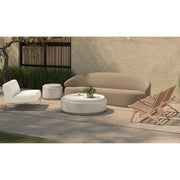 Moe's Home Collection Cove Outdoor Sofa ~ Taupe All Weather Fabric