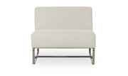 Moe's Home Collection Jules Flecked Beige Outdoor Accent Chair