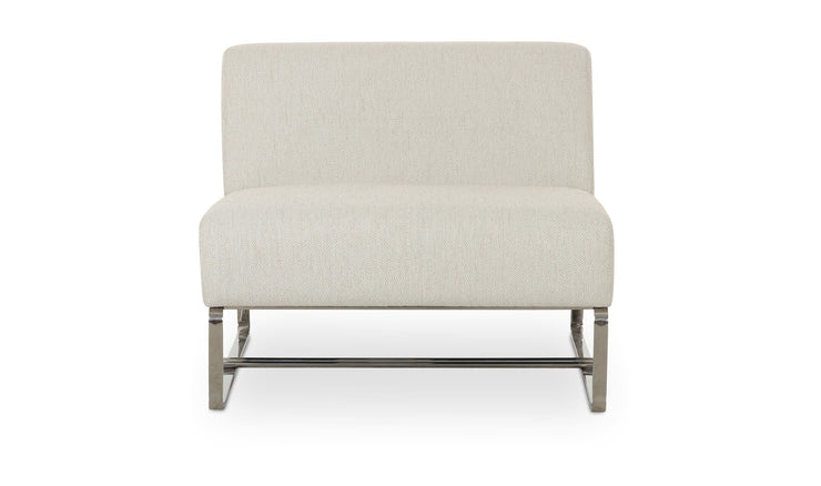 Moe's Home Collection Jules Flecked Beige Outdoor Accent Chair
