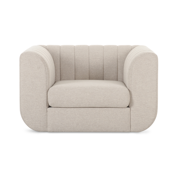 Moe’s Home Collection Rosy Oatmeal Lounge Chair