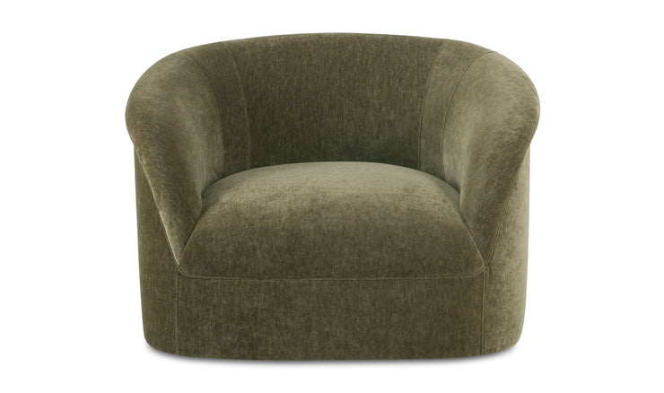 Moe's Home Collection Thora Dark Green Lounge Chair