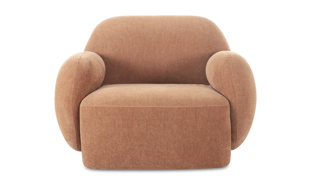 Moe's Home Collection Hazel Copper Velvet Lounge Chair