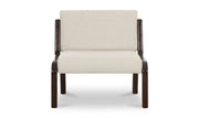 Moe's Home Collection Edie Flecked Ivory Accent Chair