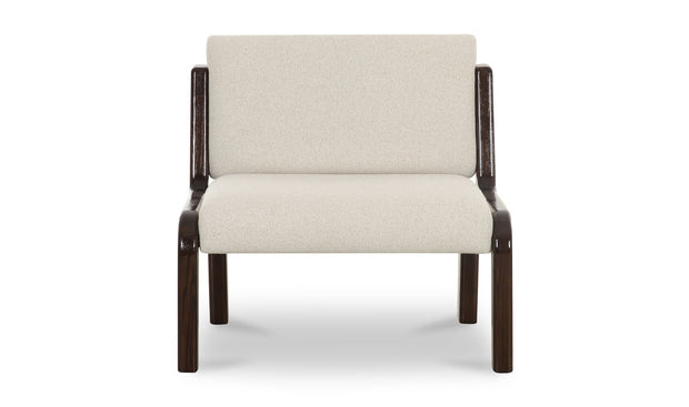 Moe's Home Collection Edie Flecked Ivory Accent Chair