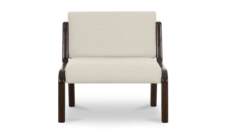 Moe's Home Collection Edie Flecked Ivory Accent Chair