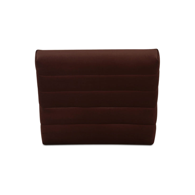 Moe’s Home Collection Verity Warm Brown Velvet Chaise
