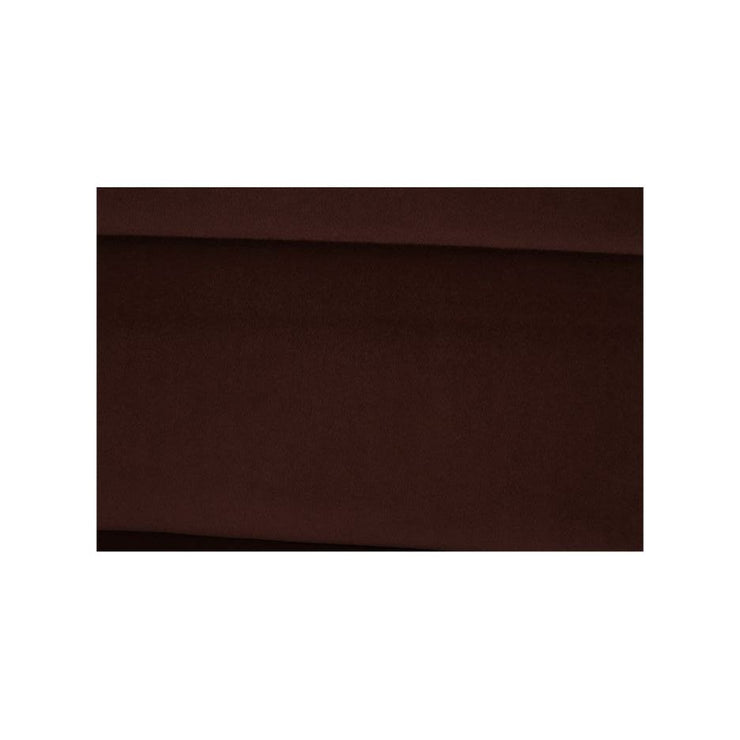 Moe’s Home Collection Verity Warm Brown Velvet Chaise