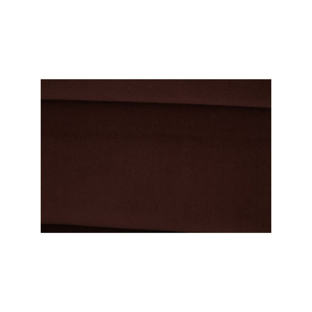 Moe’s Home Collection Verity Warm Brown Velvet Chaise